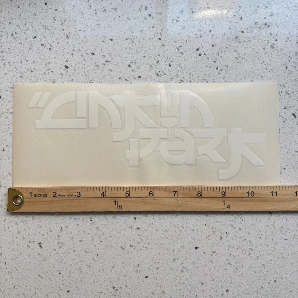 Rare Deadstock Linkin Park Vinyl Decal Sticker White Vintage 2001 Band Logo Y2K